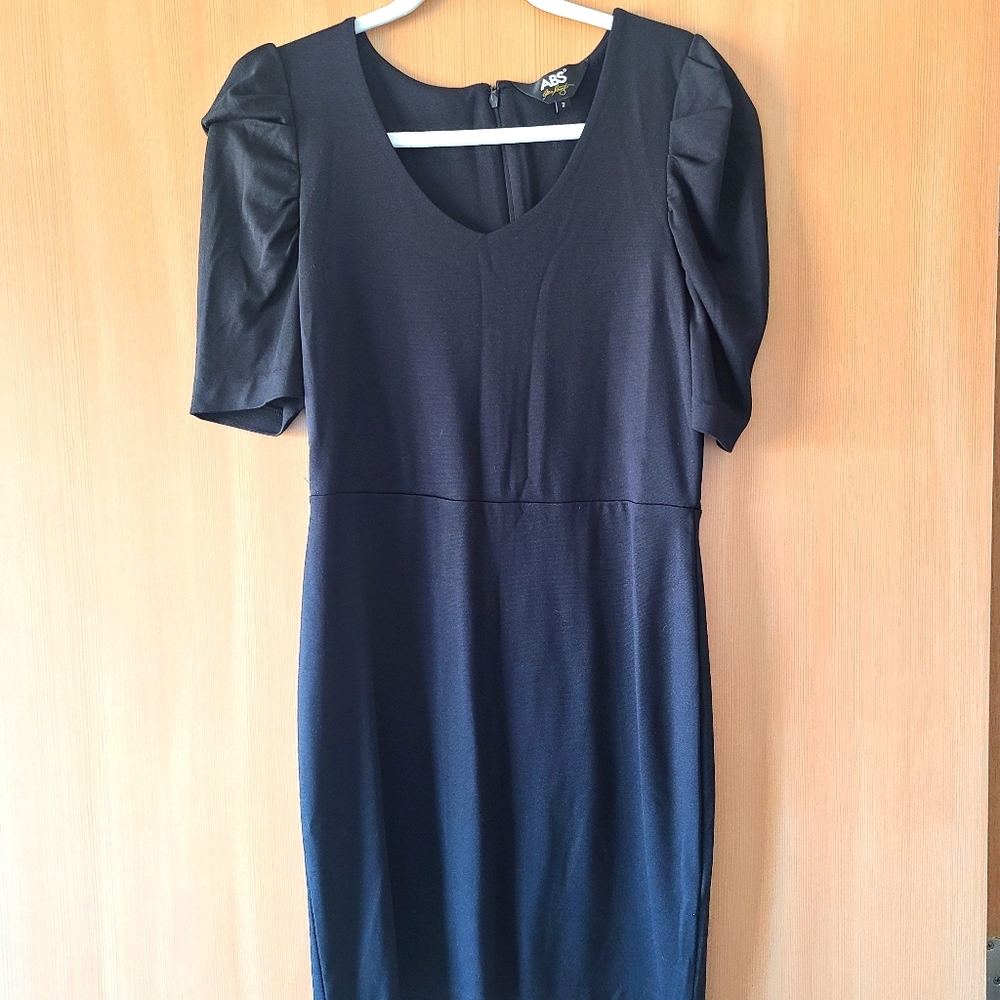 ABS Puff Sleeve Dress